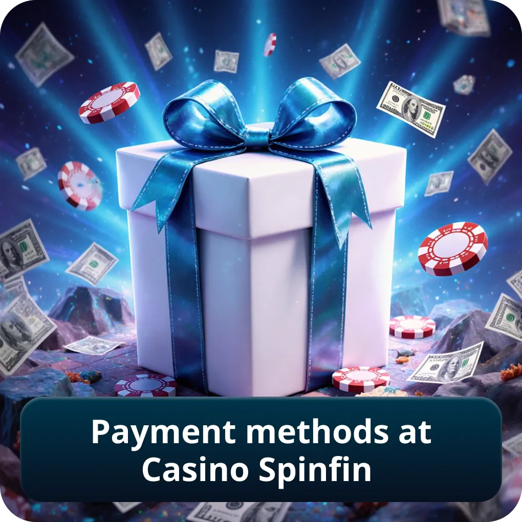Payment methods at Casino Spinfin