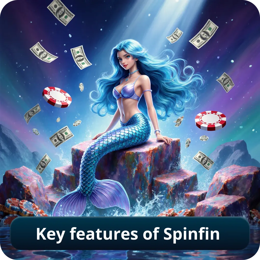 Key features of Spinfin