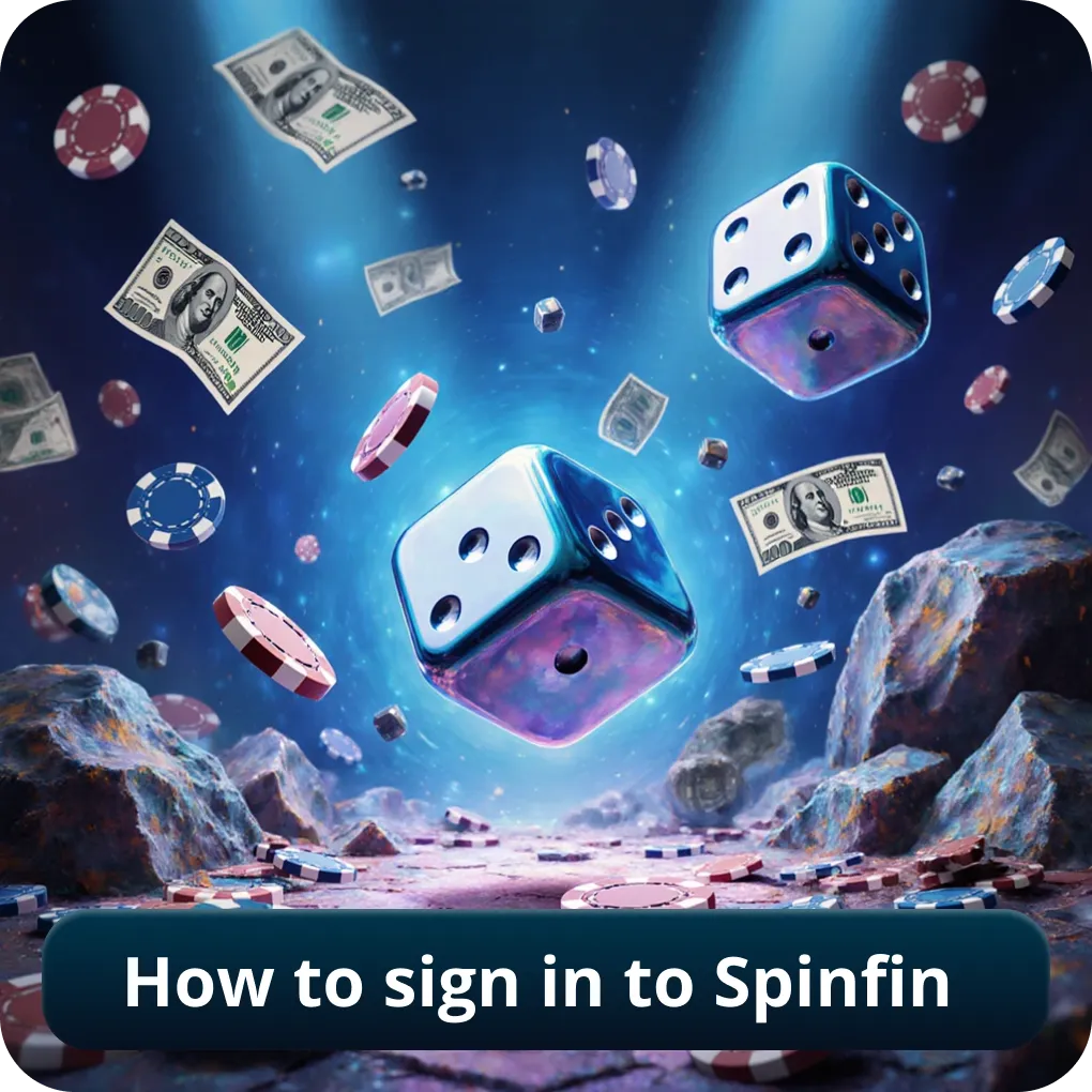 How to sign in to Spinfin